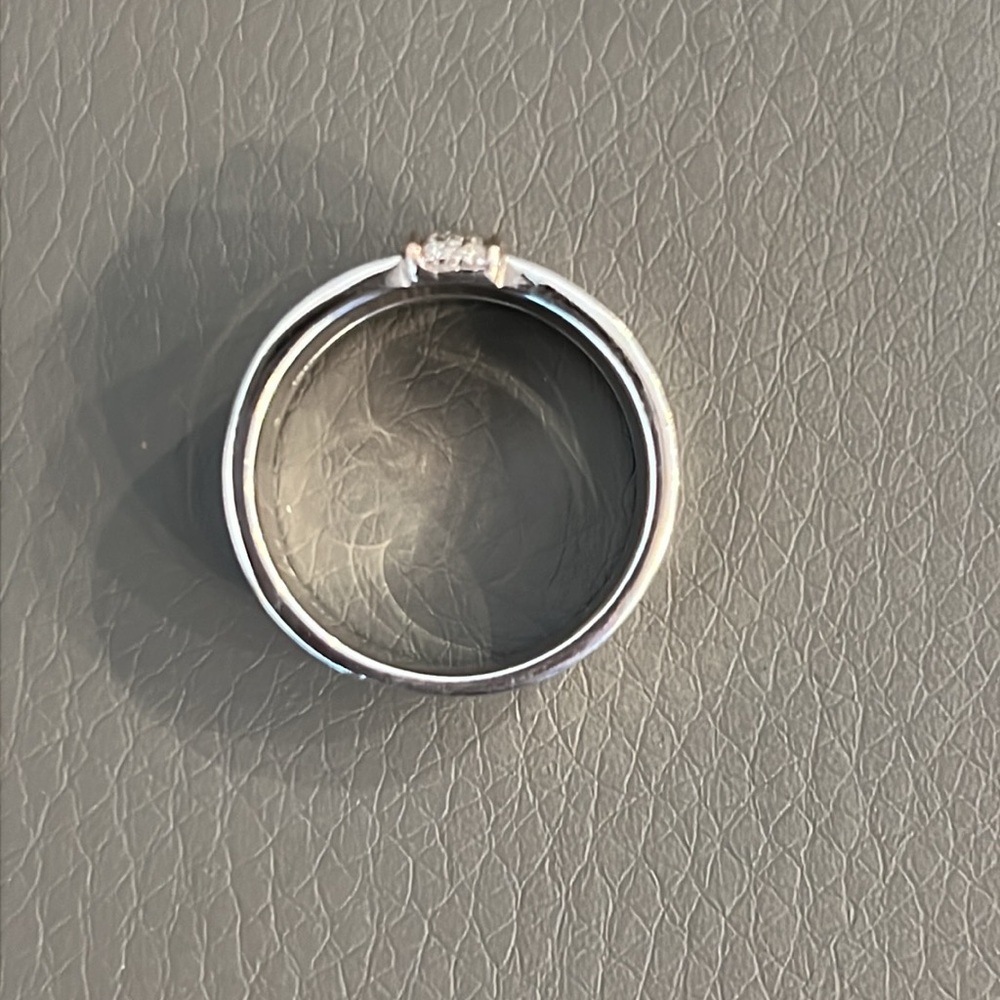 EFFY Sterling Silver Diamond Ring, size 7 - Picture 5 of 15